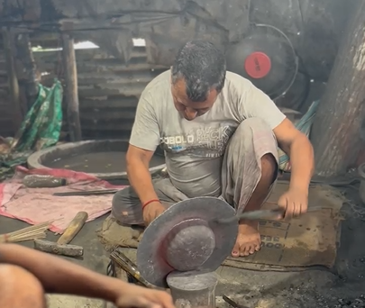Bell metal craft from Sarthebari, Assam